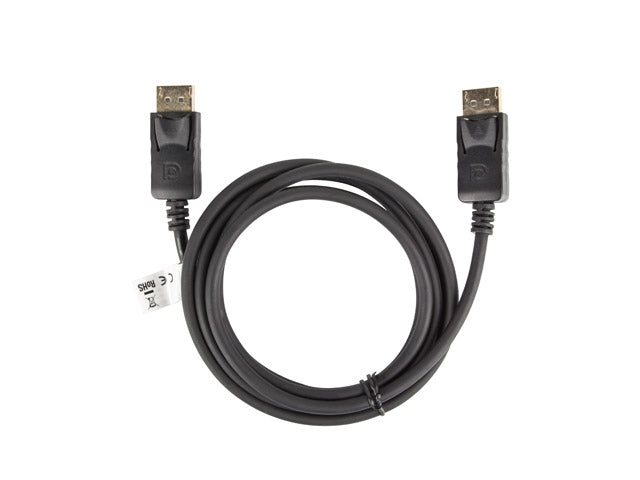 Lanberg display port M/M cable 1.8m 4K black - Видео<<<LANBERG кабели<<<LANBERG<<<PolyComp&&&Кабели