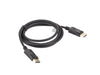 Lanberg display port M/M cable 1.8m 4K black - Видео<<<LANBERG кабели<<<LANBERG<<<PolyComp&&&Кабели