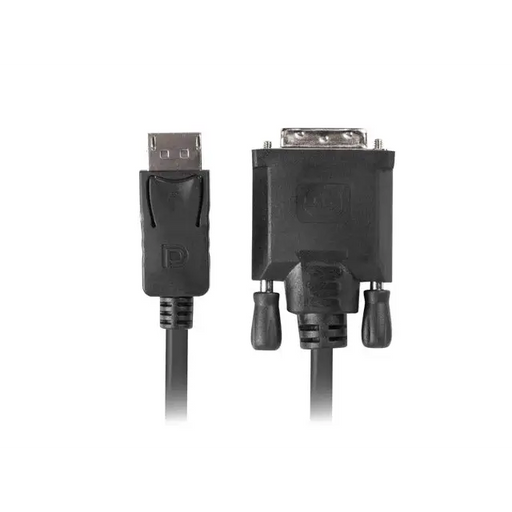 Lanberg display port (M) V1.2 -> DVI-D (M) (24 + 1) cable 1.8m dual link black - Видео<<<LANBERG