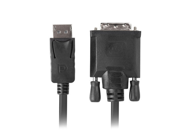 Lanberg display port (M) V1.2 -> DVI-D (M) (24 + 1) cable 1m dual link black - Видео<<<LANBERG