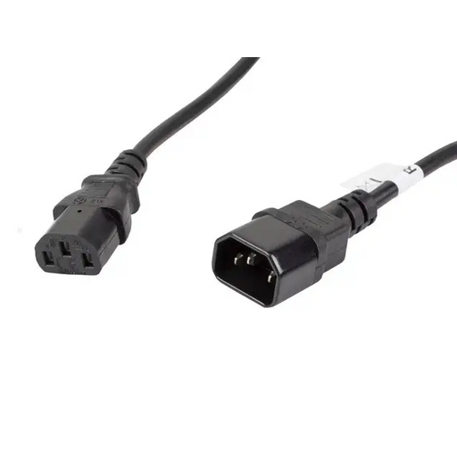Lanberg extension power supply cable IEC 320 C13 -> C14 5m VDE black - Захранващи<<<LANBERG