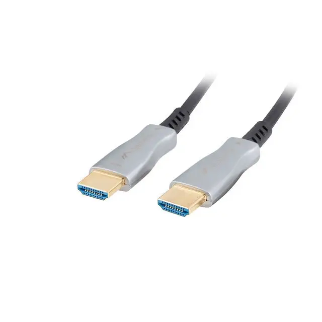 Lanberg HDMI M/M v2.0 cable 20m optical black aoc - Видео<<<LANBERG кабели<<<LANBERG<<<PolyComp&&&Адаптери<<<Компютър