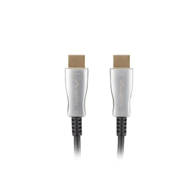 Lanberg HDMI M/M v2.0 cable 30m optical black aoc - Видео<<<LANBERG кабели<<<LANBERG<<<PolyComp&&&Адаптери<<<Компютър