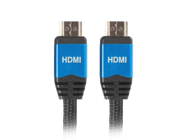 Lanberg HDMI M/M V2.0 cable 3m CU black premium - Видео<<<LANBERG кабели<<<LANBERG<<<PolyComp&&&Адаптери<<<Компютър