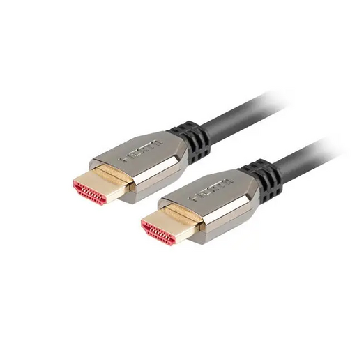 Lanberg HDMI M/M V2.1 8K 60Hz cable 0.5m black - Видео<<<LANBERG кабели<<<LANBERG<<<PolyComp&&&Адаптери<<<Компютър