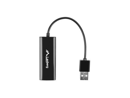 Lanberg LAN adapter card USB 2.0 1x RJ45 100MB on cable - Адаптери<<<LANBERG адаптери конектори и