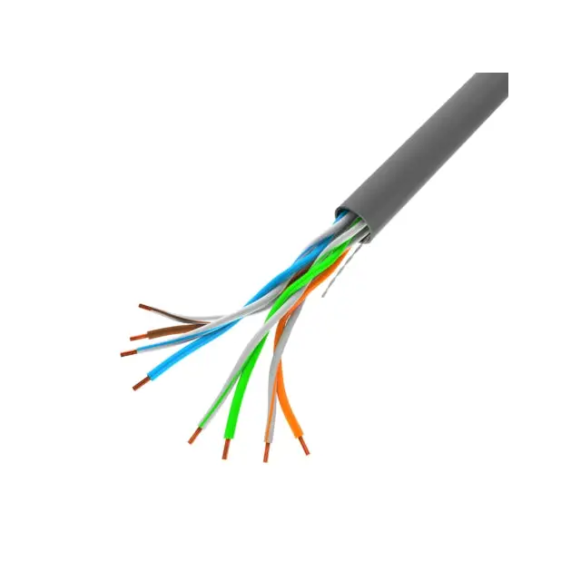 Lanberg LAN cable CAT.5E UTP 305m solid CU fluke passed grey - Мрежови кабели<<<LANBERG мрежово и