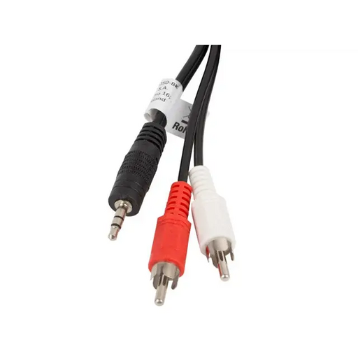 Lanberg mini jack 3.5mm (M) 3 pin -> 2X RCA (chinch) (M) cable 5m - Аудио<<<LANBERG
