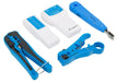 Lanberg network toolkit with RJ45 RJ11 cable tester crimping stripping and lsa-insertion tool - Инструменти<<<LANBERG