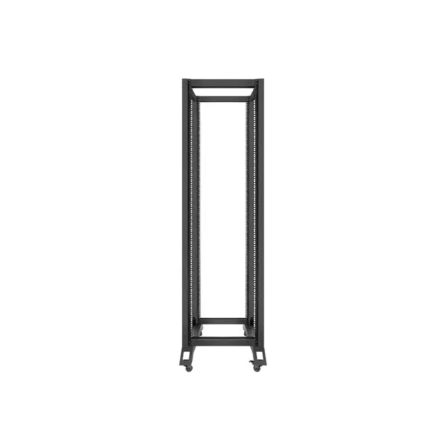 Lanberg open rack 42U 600x800 black - Сървърни и комуникационни шкафове<<<LANBERG сървърни шкафове и