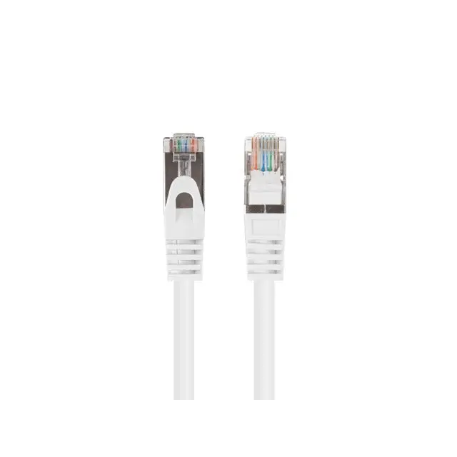 Lanberg patch cord CAT.6 FTP 0.25m fluke passed (10-pack) white - Пач<<<LANBERG