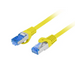 Lanberg patch cord CAT.6A FTP LSZH CCA 3m Fluke Passed yellow - Пач<<<LANBERG кабели<<<LANBERG<<<PolyComp&&&Мрежови