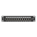 Lanberg patch panel 12port 1U 10’’ CAT.5E shielded black - Пач панели<<<LANBERG сървърни шкафове и