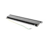Lanberg patch panel 24 port 0.5U CAT.5E shielded black - Пач панели<<<LANBERG сървърни шкафове и