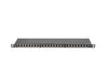 Lanberg patch panel 24 port 0.5U CAT.5E shielded black - Пач панели<<<LANBERG сървърни шкафове и