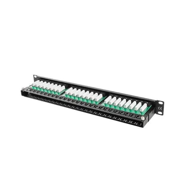 Lanberg patch panel 48 port 1U CAT.5E black - Пач панели<<<LANBERG сървърни шкафове и