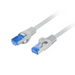 Lanberg patchcord CAT.6a s/ftp lszh cca 1.5m grey fluke passed - Пач<<<LANBERG кабели<<<LANBERG<<<PolyComp&&&Мрежови