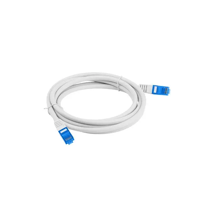 Lanberg patchcord CAT.6a s/ftp lszh cca 1.5m grey fluke passed - Пач<<<LANBERG кабели<<<LANBERG<<<PolyComp&&&Мрежови