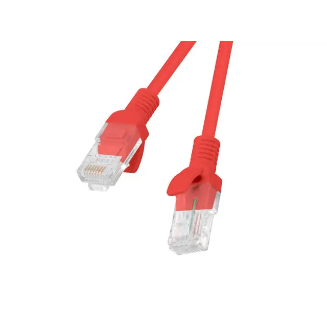 LANBERG PATCHCORD UTP CAT.5E 0.5M RED PCU5-10CC-0050-S