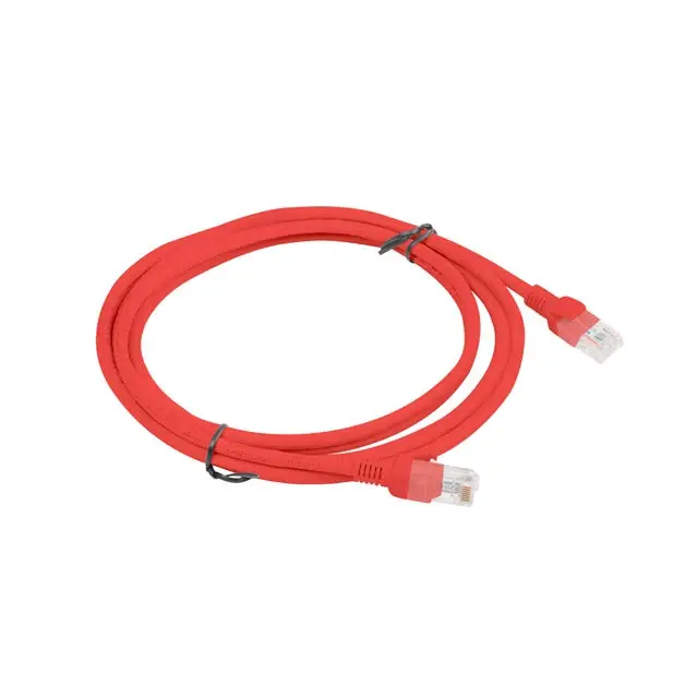 Lanberg PCU5-10CC-0200-R networking cable 2 m Cat5e U/UTP (UTP) Red