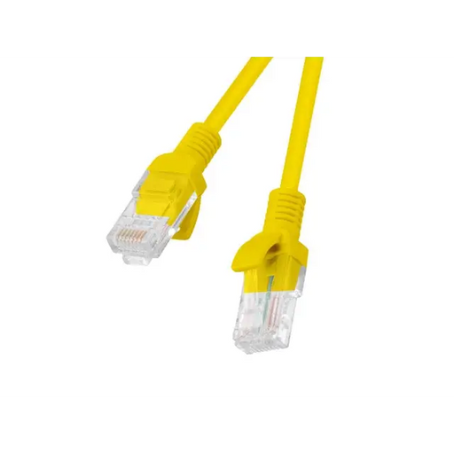 Lanberg PCU5-10CC-0200-Y networking cable Yellow 2 m Cat5e U/UTP (UTP)