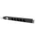 Lanberg power distribution unit (pdu) 19’’ 1U 10a 2m 5x french outlets black c14 - Разклонители<<<LANBERG сървърни