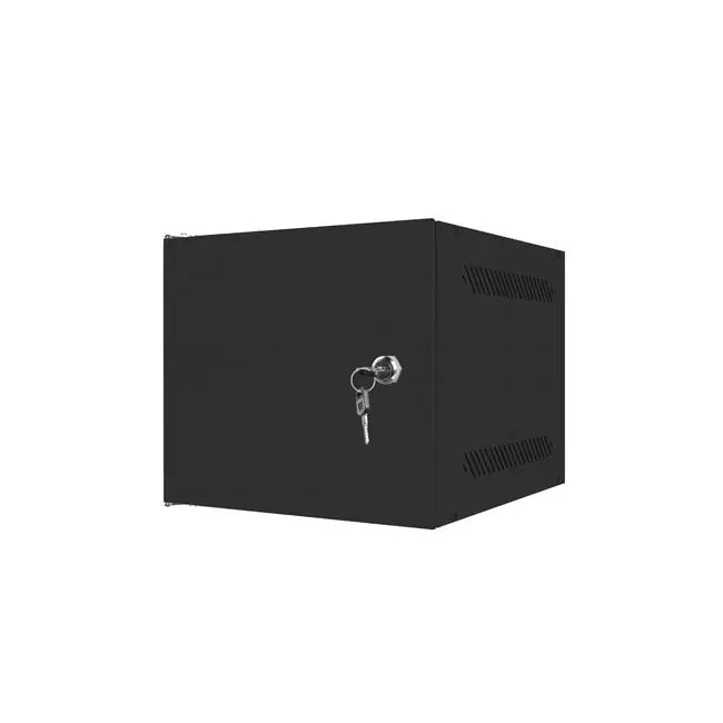 Lanberg rack cabinet 10’’ wall-mount 4U / 280x310 for self-assembly (flat pack) with metal door black - Сървърни и