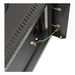 Lanberg rack cabinet 10’’ wall-mount 4U/300x300 (flat pack) with glass door black - Hanging cabinets 10’’/