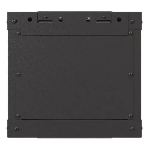 Lanberg rack cabinet 10’’ wall-mount 4U/300x300 (flat pack) with glass door black - Hanging cabinets 10’’/