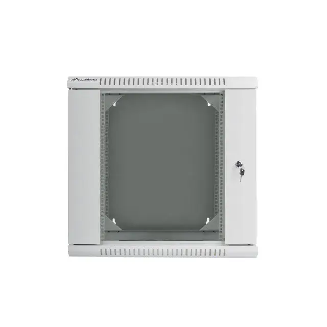 Lanberg rack cabinet 19’’ double-section wall-mount 12U / 600x600 for self-assembly (flat pack) grey - Сървърни и