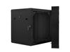 Lanberg rack cabinet 19’’ double-section wall-mount 12U / 600x600 for self-assembly (flat pack) black - Сървърни и