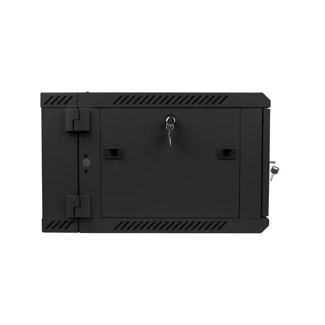 Lanberg rack cabinet 19’’ double-section wall-mount 6U / 600x600 for self-assembly (flat pack) black - Сървърни и