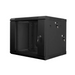 Lanberg rack cabinet 19’’ double-section wall-mount 9U / 600x600 for self-assembly (flat pack) black - Сървърни и