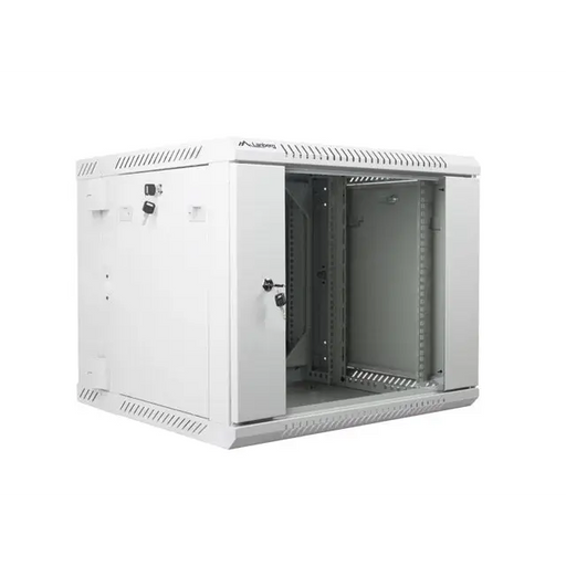 Lanberg rack cabinet 19’’ double-section wall-mount 9U / 600x600 for self-assembly (flat pack) grey - Сървърни и