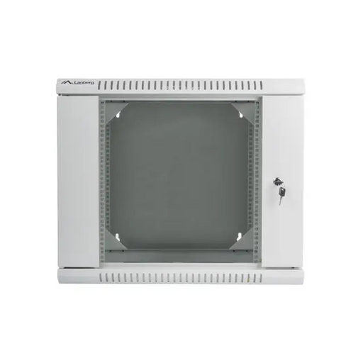 Lanberg rack cabinet 19’’ double-section wall-mount 9U / 600x600 for self-assembly (flat pack) grey - Сървърни и