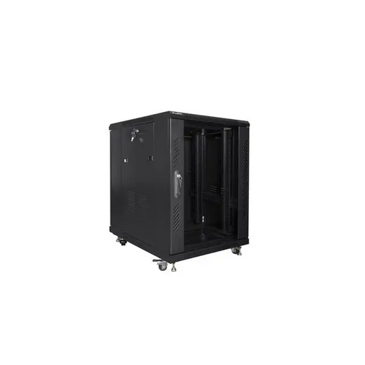 Lanberg rack cabinet 19’’ free-standing 15U/600x800 (flat pack) black - Сървърни и комуникационни шкафове<<<LANBERG