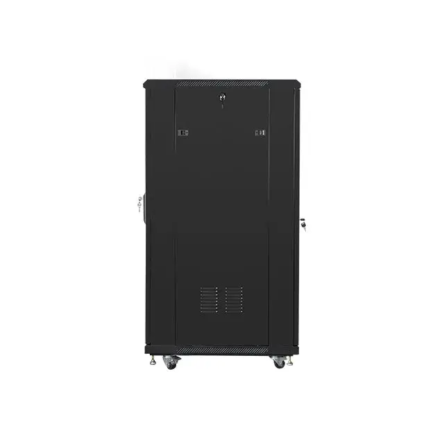 Lanberg rack cabinet 19’’ free-standing 27U / 600x800 self-assembly flat pack black - Сървърни и комуникационни