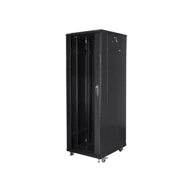 Lanberg rack cabinet 19’’ free-standing 37U / 600x800 self-assembly flat pack black - Сървърни и комуникационни
