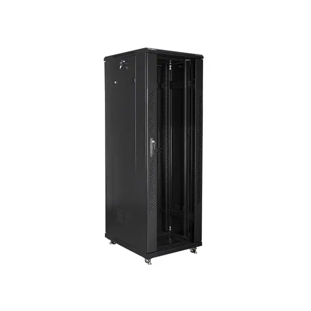 Lanberg rack cabinet 19’’ free-standing 37U / 600x800 self-assembly flat pack black - Сървърни и комуникационни