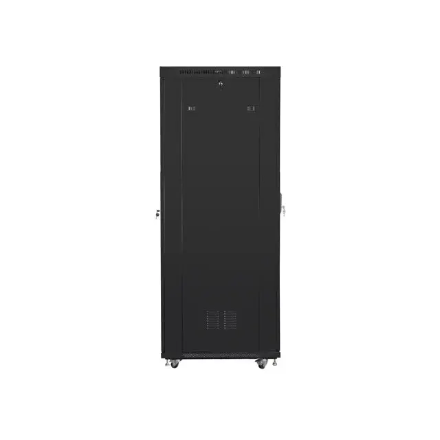 Lanberg rack cabinet 19’’ free-standing 42U/600x1000 (flat pack) with mesh door lcd black v2 - Сървърни и