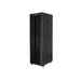 Lanberg rack cabinet 19’’ free-standing 42U/600x1000 (flat pack) with glass door lcd black v2 - Сървърни и