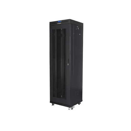 Lanberg rack cabinet 19’’ free-standing 42U/600x600 (flat pack) with mesh door lcd black v2 - Сървърни и комуникационни