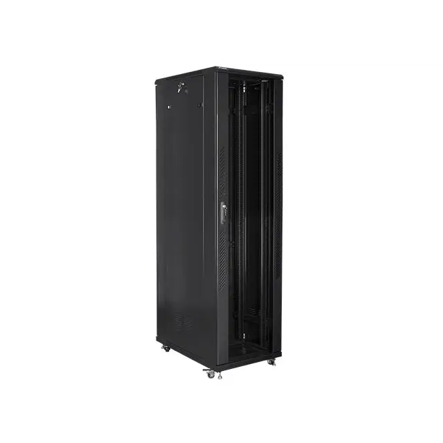 Lanberg rack cabinet 19’’ free-standing 47U / 800x1000 self-assembly flat pack black - Сървърни и комуникационни