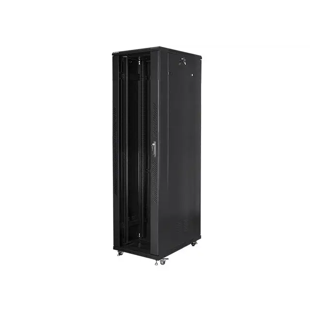 Lanberg rack cabinet 19’’ free-standing 47U / 800x1000 self-assembly flat pack black - Сървърни и комуникационни