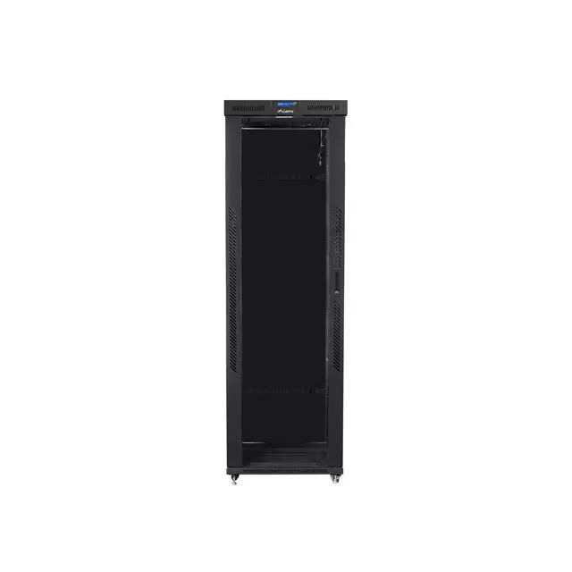 Lanberg rack cabinet 19’’ free-standing 47U/800x1200 (flat pack) with glass door lcd black v2 - Сървърни и