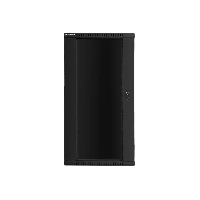 Lanberg rack cabinet 19’’ wall-mount 27U / 600x600 for self-assembly (flat pack) black - Сървърни и комуникационни