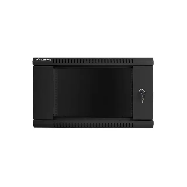 Lanberg rack cabinet 19’’ wall-mount 6U / 600x450 for self-assembly (flat pack) black - Сървърни и комуникационни