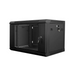 Lanberg rack cabinet 19’’ wall-mount 6U / 600x450 for self-assembly (flat pack) black - Сървърни и комуникационни