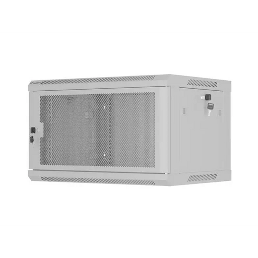 Lanberg rack cabinet 19’’ wall-mount 6U/600x450 with perforated door grey (flat pack) - Сървърни и комуникационни