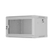 Lanberg rack cabinet 19’’ wall-mount 6U/600x450 with perforated door grey (flat pack) - Сървърни и комуникационни